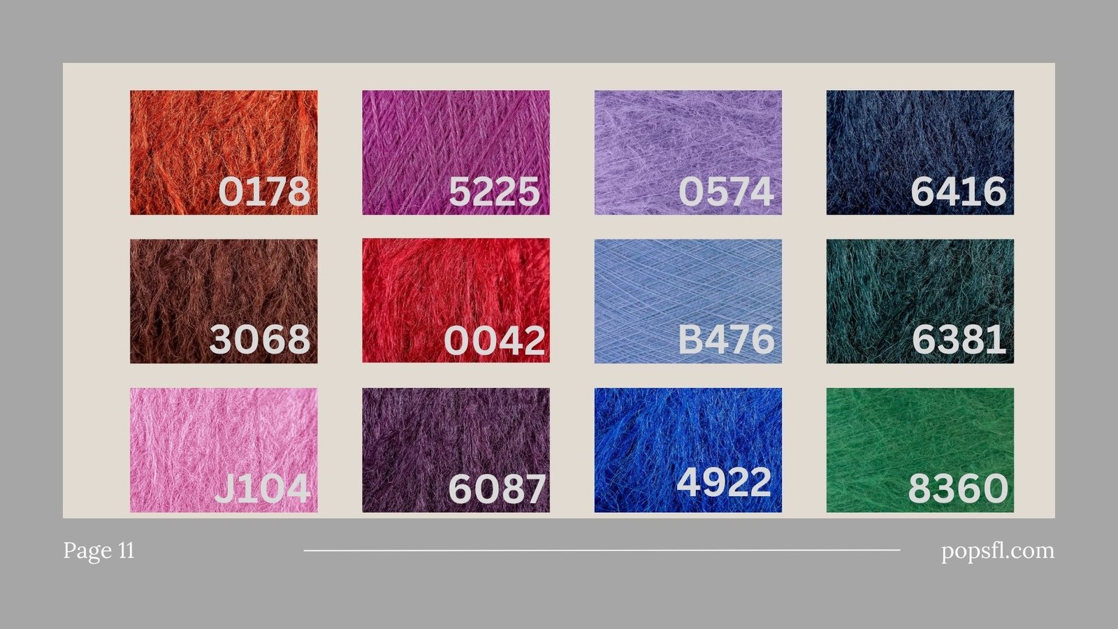 SURI ALPACA colors PFL knitwear.com SURI ALPACA colors PFL knitwear.com