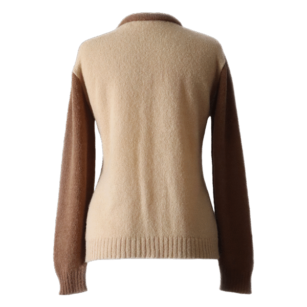 Women's cardigan, made of ultra soft luxury brushed yarn. Made in Peru by PFL knitwear.com