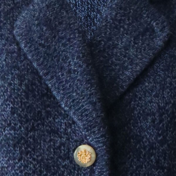 Women's knitted blazer cardigan, alpaca blend with button closure. Made in Peru by PFL knitwear
