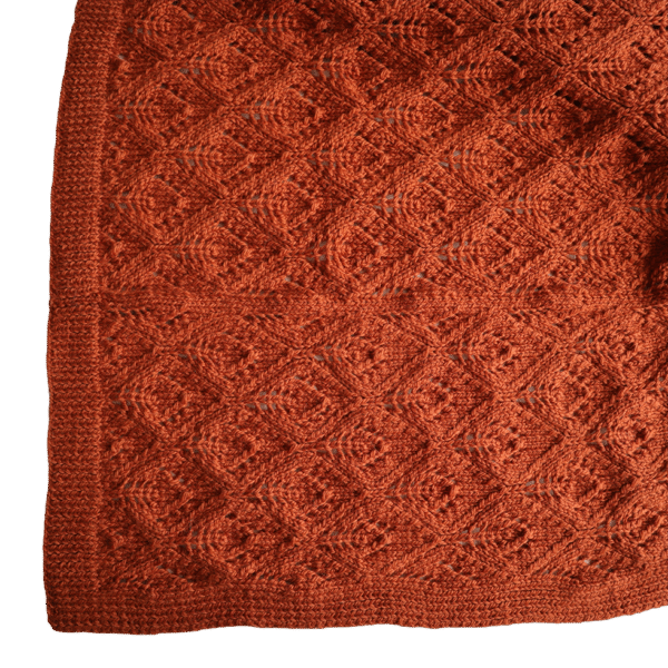 Women's cardigan hand crocheted, v neck, belt closure. made in Peru by PFL knitwear