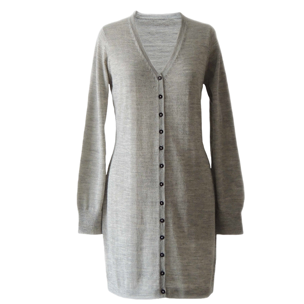 Women's cardigan baby alpaca 100%, with 14 buttons closure. Made in Peru by PFL knitwear Women's cardigan baby alpaca 100%, with 14 buttons closure. Made in Peru by PFL knitwear