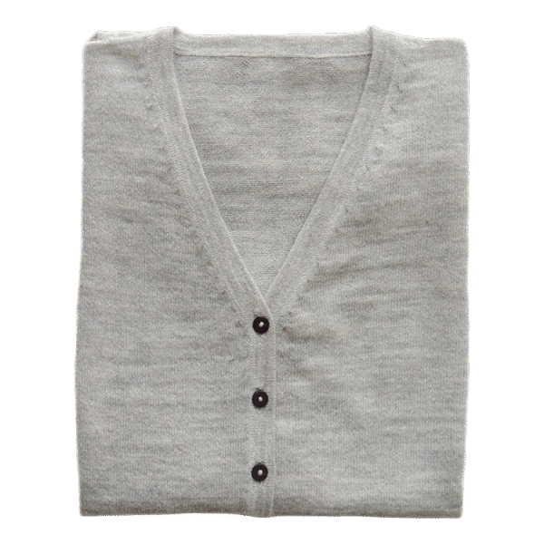Women's cardigan baby alpaca 100%, with 14 buttons closure. Made in Peru by PFL knitwear