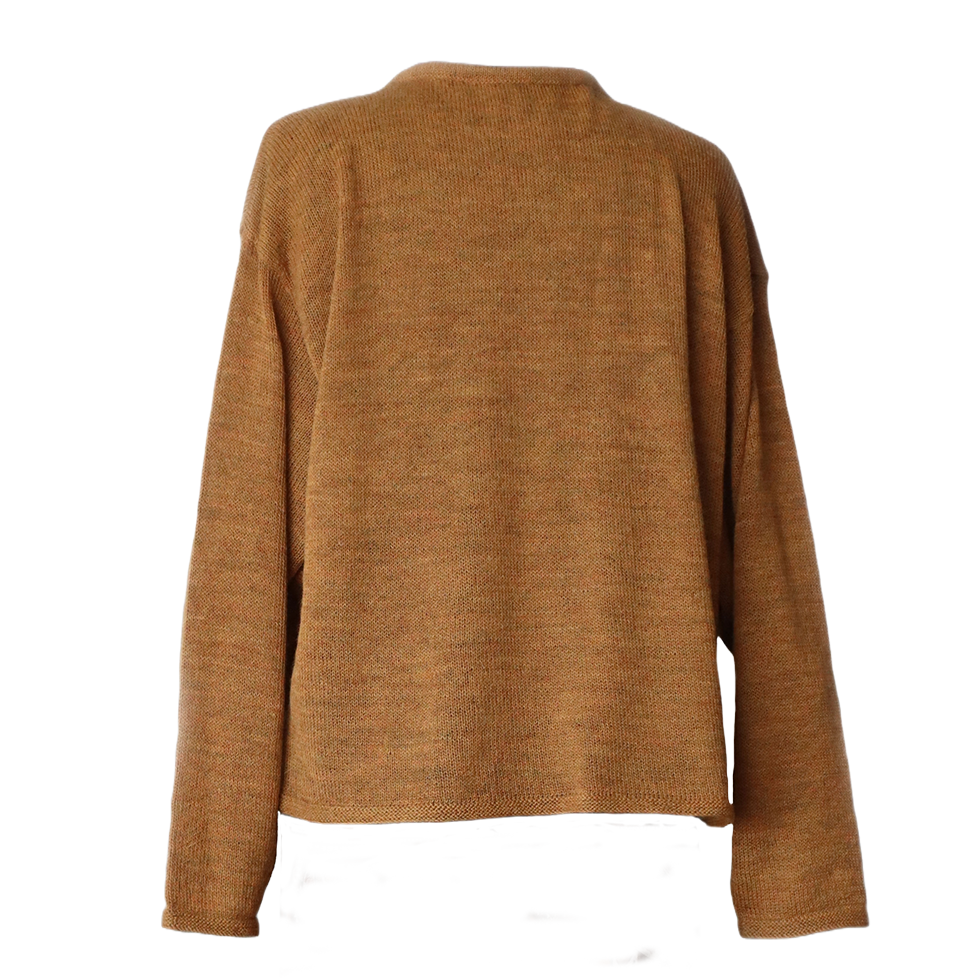 Women's cardigan baby alpaca 100%, with bat sleeves and tie closure. Made in Peru by PFL knitwear Women's cardigan baby alpaca 100%, with bat sleeves and tie closure. Made in Peru by PFL knitwear