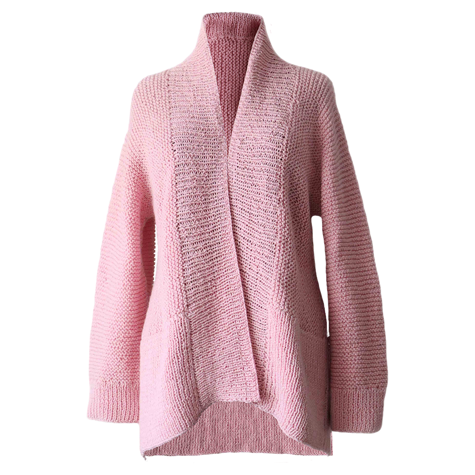 Women's open front cardigan, hand knitted, natural woolen cardigan. Made in Peru by PFL knitwear Women's open front cardigan, hand knitted, natural woolen cardigan. Made in Peru by PFL knitwear