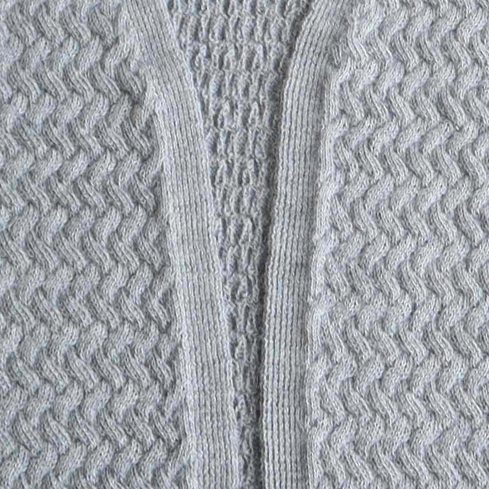 Women's open front cardigan, with a all over cable pattern. Made in Peru by PFL knitwear Women's open front cardigan, with a all over cable pattern. Made in Peru by PFL knitwear