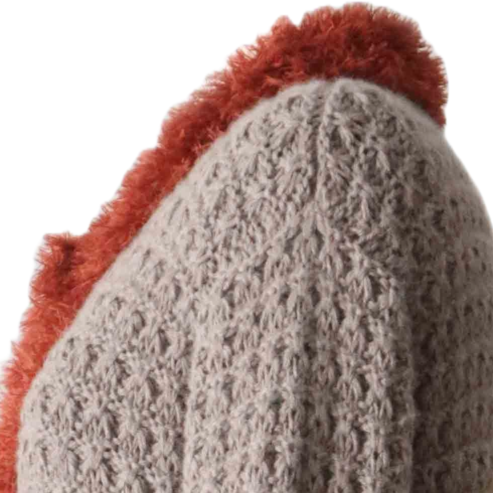 Women's Cardigan baby alpaca with contrasting edges, taupe / tan. Made in Peru by PFL knitwear Women's Cardigan baby alpaca with contrasting edges, taupe / tan. Made in Peru by PFL knitwear