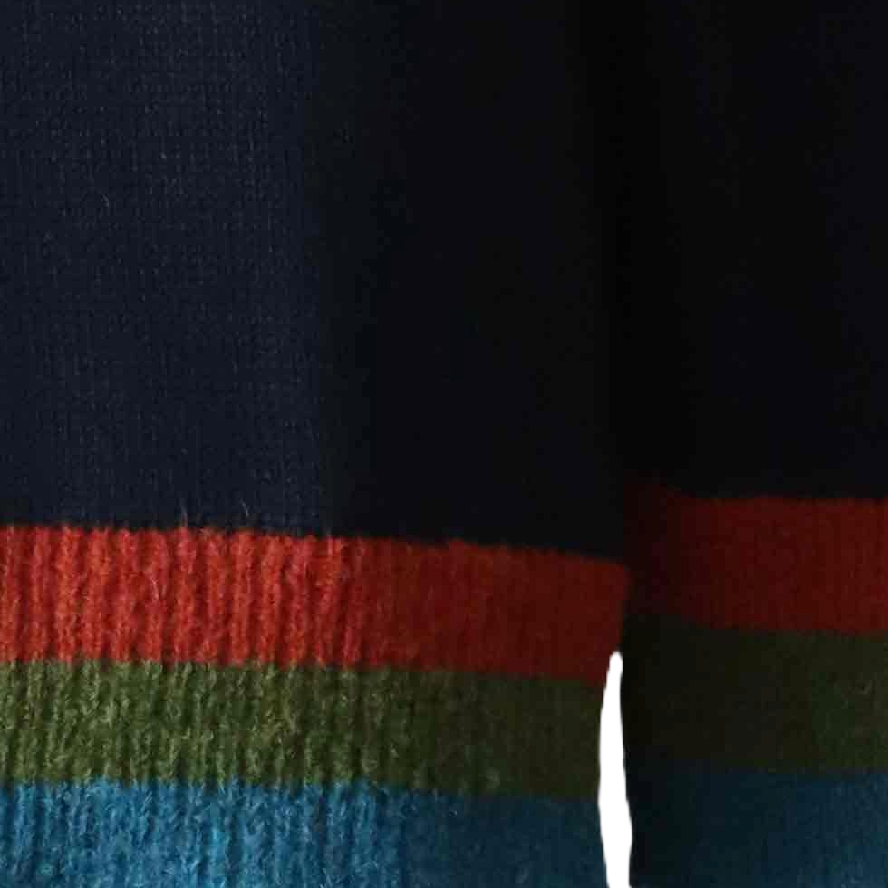 Women's cardigan baby alpaca, intarsia knitted with geometric pattern. Made in Peru by PFL knitwear Women's cardigan baby alpaca, intarsia knitted with geometric pattern. Made in Peru by PFL knitwear