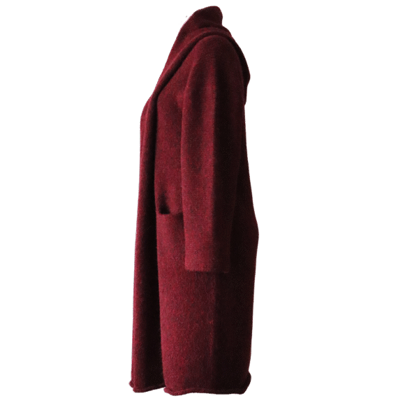 Capote Coat alpaca, felted 60% alpaca blend hooded or non hooded. Made in Peru by PFL knitwear.com