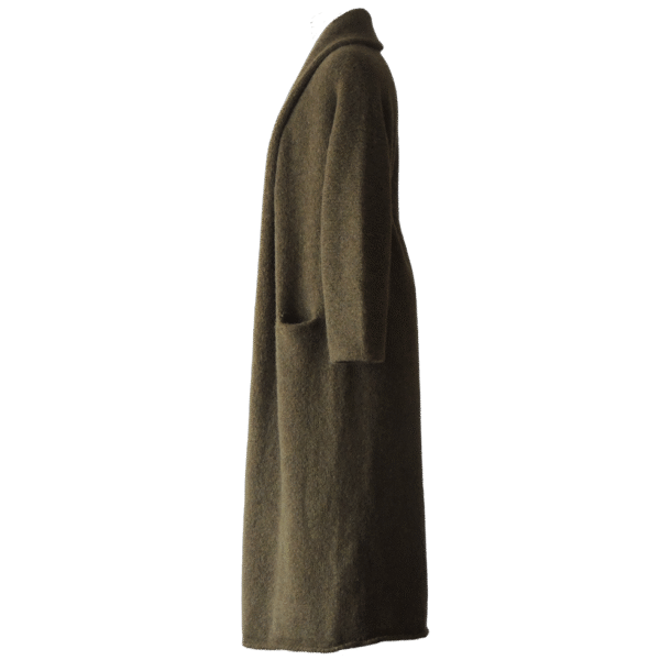 Capote Coat alpaca, felted 60% alpaca blend hooded or non hooded. Made in Peru by PFL knitwear.com