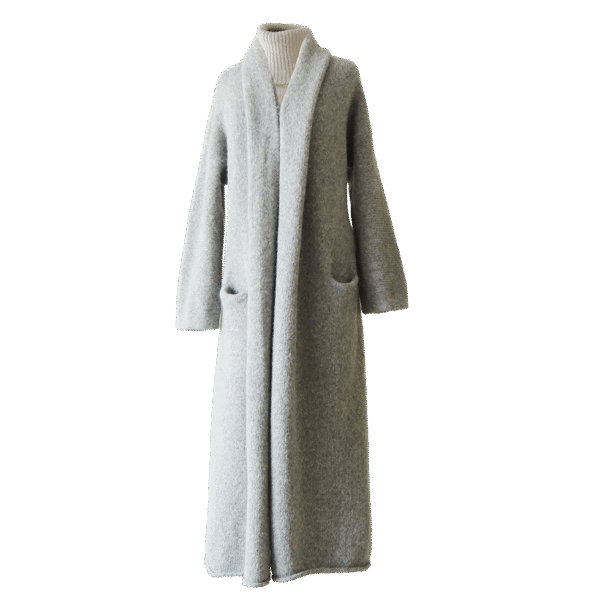 Capote Coat alpaca, felted 60% alpaca blend hooded or non hooded. Made in Peru by PFL knitwear.com