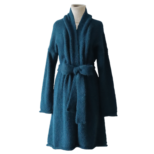 Capote Coat alpaca, felted 60% alpaca blend hooded or non hooded. Made in Peru by PFL knitwear.com