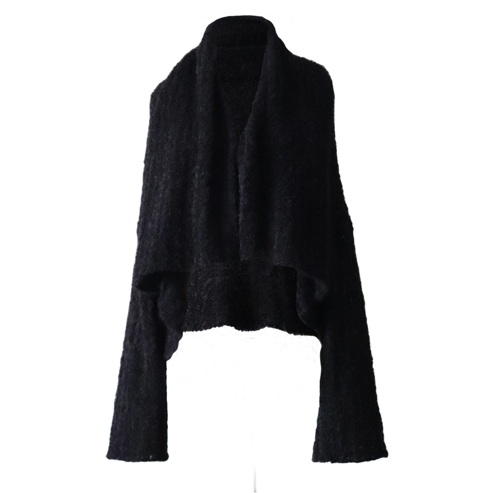 Women's bouclé cardigan, two in one soft cardigan wear it short or long. Made in Peru by PFL knitwear Women's bouclé cardigan, two in one soft cardigan wear it short or long. Made in Peru by PFL knitwear
