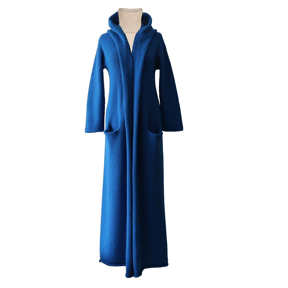 Cardigan Royal alpaca 100%, non hooded or hooded soft felted model capote coat. Made in Peru by PFL knitwear.com Cardigan Royal alpaca 100%, non hooded or hooded soft felted model capote coat. Made in Peru by PFL knitwear.com