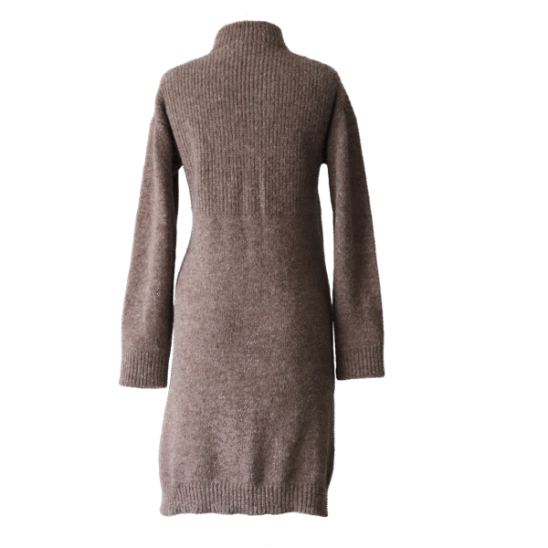 Women's soft brushed alpaca cardigan with V-neck and button closure. Made in Peru by PFL knitwear