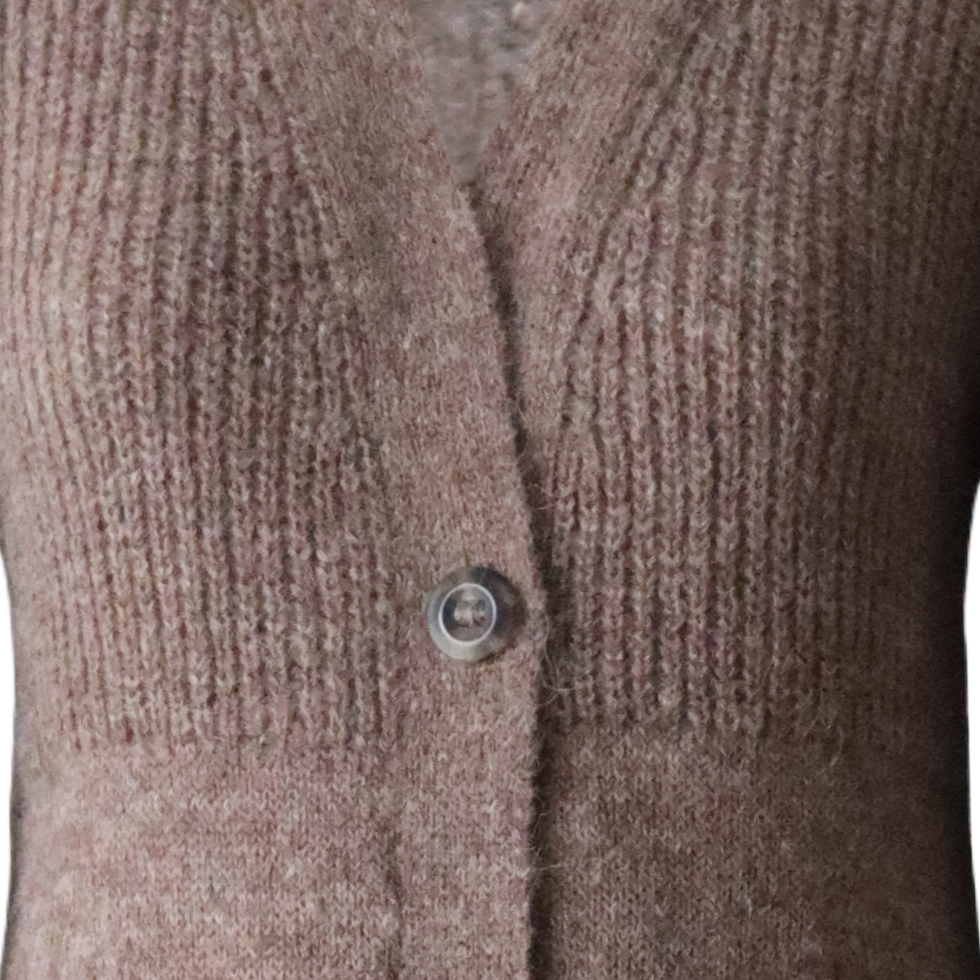 Women's soft brushed alpaca cardigan with V-neck and button closure. Made in Peru by PFL knitwear Women's soft brushed alpaca cardigan with V-neck and button closure. Made in Peru by PFL knitwear