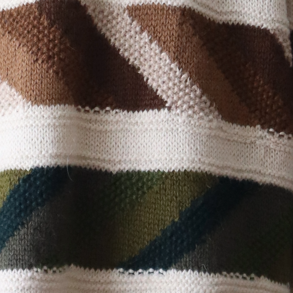 Women's alpaca cardigan Hand-Knitted Intarsia oversized with striped pattern. Made in Peru by PFL knitwear Women's alpaca cardigan Hand-Knitted Intarsia oversized with striped pattern. Made in Peru by PFL knitwear