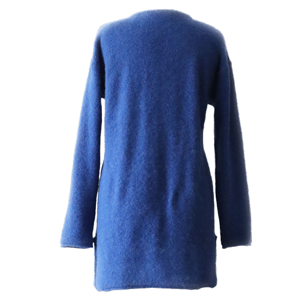 Women's sweater, in soft brushed alpaca blend, crew neck sweater. Made in Peru by PFL knitwear