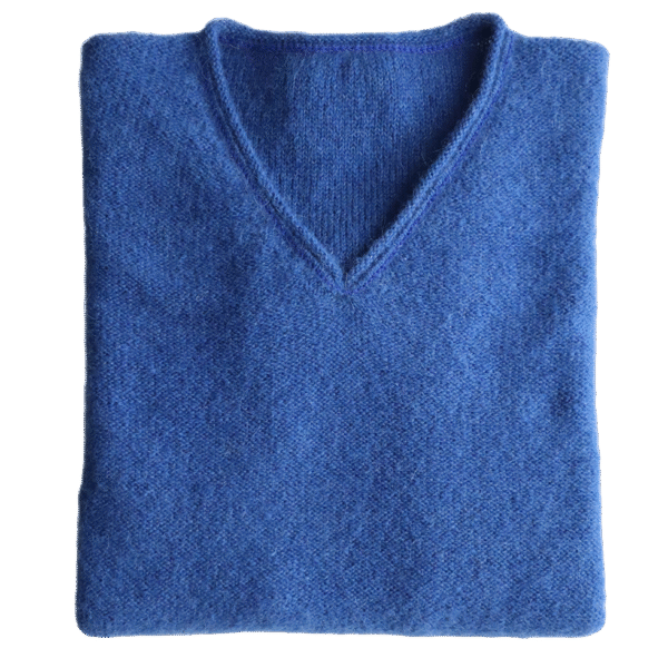 Women's sweater, in soft brushed alpaca blend, crew neck sweater. Made in Peru by PFL knitwear