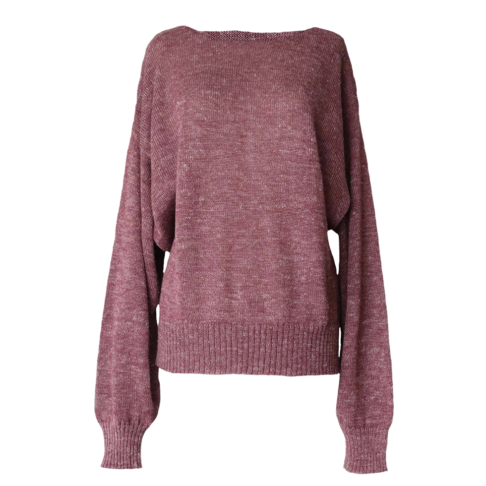 Women's sweater, with stitched embroidered detail on the back side. Made in Peru by PFL knitwear Women's sweater, with stitched embroidered detail on the back side. Made in Peru by PFL knitwear