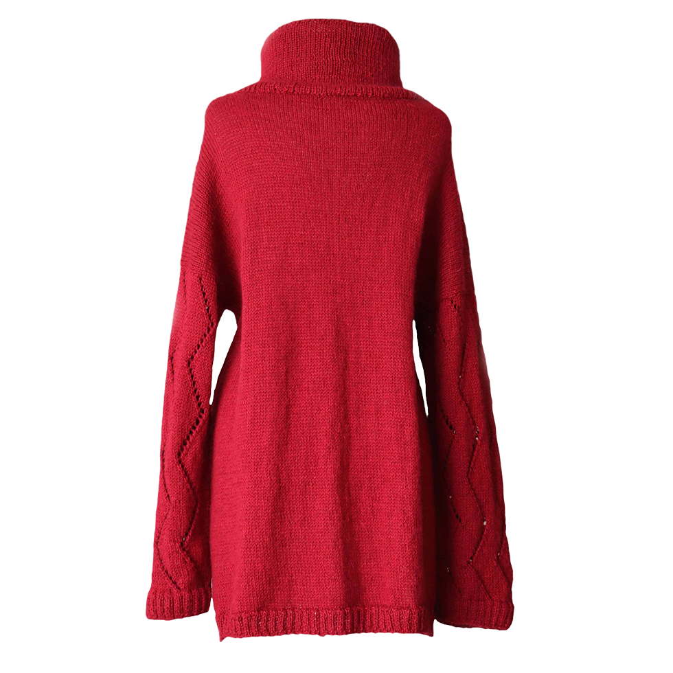 Women's sweater baby alpaca 100%, hand knitted with high collar. Made in Peru by PFL knitwear Women's sweater baby alpaca 100%, hand knitted with high collar. Made in Peru by PFL knitwear
