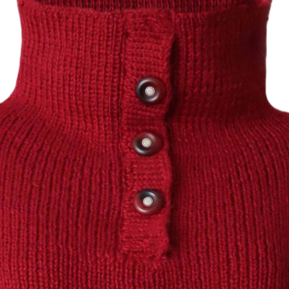 Women's sweater baby alpaca 100%, hand knitted with high collar. Made in Peru by PFL knitwear Women's sweater baby alpaca 100%, hand knitted with high collar. Made in Peru by PFL knitwear