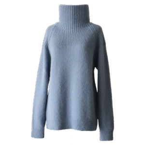 Women's sweater with roll neck made in Luxurious soft natural yarn blend. Made in Peru by PFL knitwear
