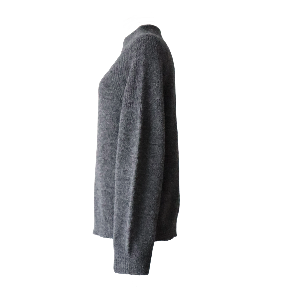 Women's classic sweater with crew neck and rib details, solid color. Made in Peru by PFL knitwear Women's classic sweater with crew neck and rib details, solid color. Made in Peru by PFL knitwear
