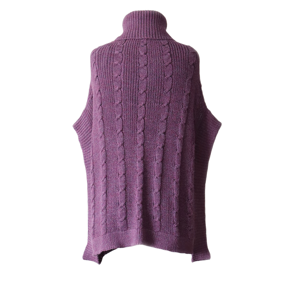 Poncho with a classic cable pattern baby alpaca or alpaca blend. Made in Peru by PFL Knitwear Poncho with a classic cable pattern baby alpaca or alpaca blend. Made in Peru by PFL Knitwear