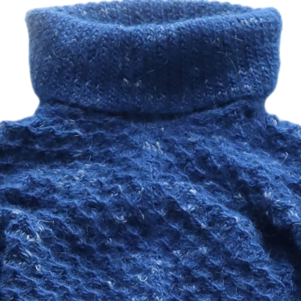 Poncho - Cape with turtleneck collar, pockets baby alpaca. Made in Peru by PFL knitwear Poncho - Cape with turtleneck collar, pockets baby alpaca. Made in Peru by PFL knitwear