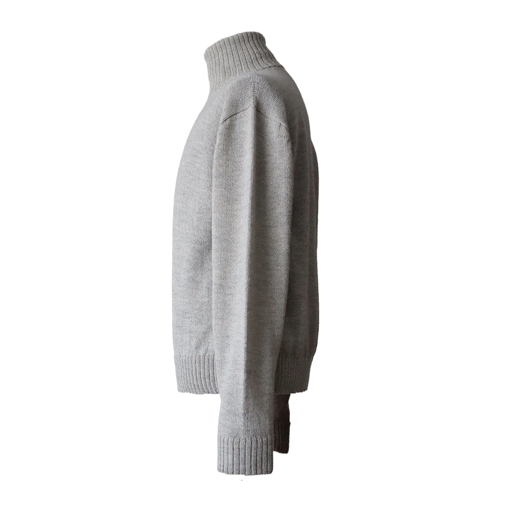 Men's baby alpaca sweater 2 color design with cable detail. Made in Peru by PFL knitwear Men's baby alpaca sweater 2 color design with cable detail. Made in Peru by PFL knitwear