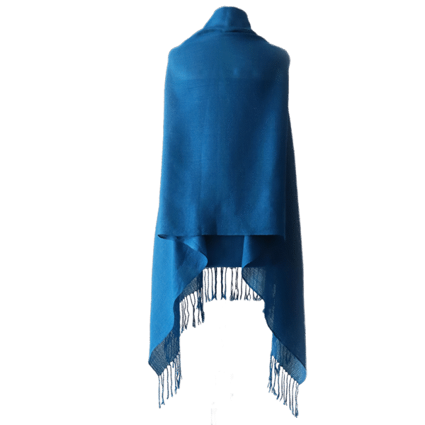 Women's shawl royal alpaca 100%, fine hand woven stole. Made in Peru by PFL knitwear