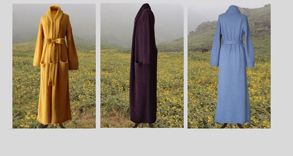 Luxury long Alpaca cardigans-coats for Women | the AW 25/26 collection. Made in Peru by PFL knitwear