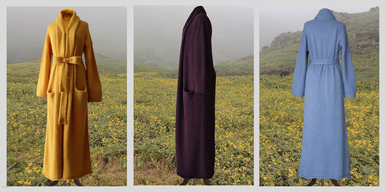 Luxury Suri Alpaca Long Cardigans | capote coat for Women | Winter 2025 Wholesale Collection Made in Peru by PFL knitwear Luxury Suri Alpaca Long Cardigans | capote coat for Women | Winter 2025 Wholesale Collection Made in Peru by PFL knitwear