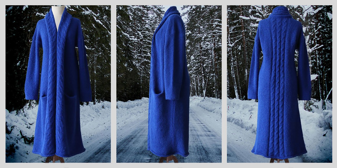 Luxury Alpaca Long Cardigans | capote coat With cable detail for Women | AW 25 / 26 Wholesale Collection Luxury Alpaca Long Cardigans | capote coat With cable detail for Women | AW 25 / 26 Wholesale Collection
