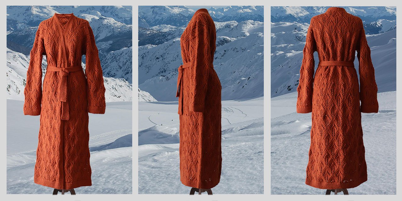 Luxury hand croceheted Alpaca Long Cardigans | capote coat for Women | AW 25 / 26 Wholesale Collection Made in Peru by PFL knitwear Luxury hand croceheted Alpaca Long Cardigans | capote coat for Women | AW 25 / 26 Wholesale Collection Made in Peru by PFL knitwear