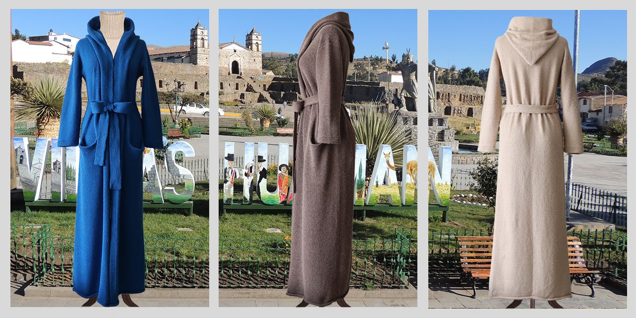 Luxury Royal Alpaca Long Cardigans | capote coat for Women | AW 25 /26 Wholesale Made in Peru by PFL knitwear Luxury Royal Alpaca Long Cardigans | capote coat for Women | AW 25 /26 Wholesale Made in Peru by PFL knitwear