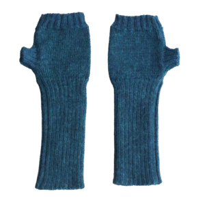 Women gloves, long fingerless alpaca gloves, hand knitted wrist warmers, arm warmers Made in Peru by PFL knitwear