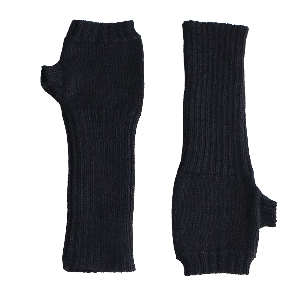Women gloves, long fingerless alpaca gloves, hand knitted wrist warmers, arm warmers Made in Peru by PFL knitwear