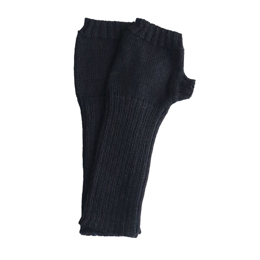 Women gloves, long fingerless alpaca gloves, hand knitted wrist warmers, arm warmers Made in Peru by PFL knitwear