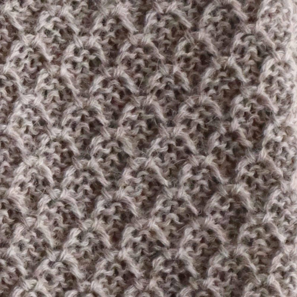 Fingerless gloves - wrist warmers with honeycomb pattern, 100% baby alpaca. Made in Peru by PFL knitwear.