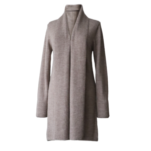 Classic shawl collar cardigan, 100% baby alpaca or royal alpaca. made in Peru by PFL knitwear