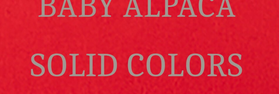 Unisex Baby Alpaca Scarves in Solid Colors with Elegant Fringes made in Peru