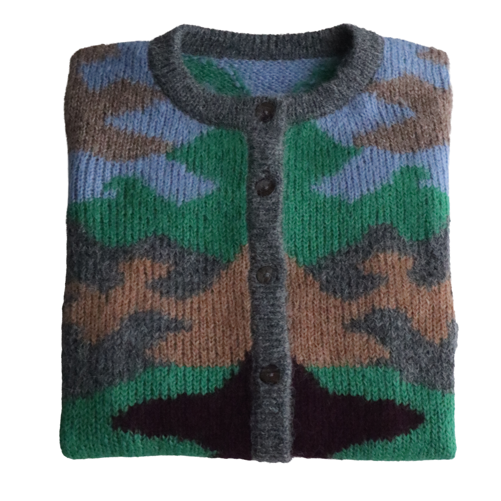pflknitwear.com/b2b/ Women's Suri Alpaca Intarsia Cardigan "Mariam" Hand-Knitted Multi-Color Luxury Knitwear. pflknitwear.com/b2b/ Women's Suri Alpaca Intarsia Cardigan "Mariam" Hand-Knitted Multi-Color Luxury Knitwear.