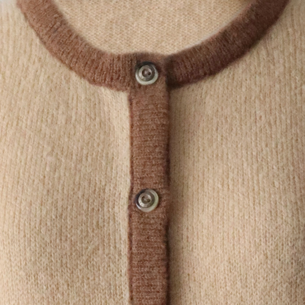 PFL Knitwear Cardigan hand knitted, warm, ultra soft, lightweight, luxury blend of baby alpaca / super kid mohair/ mulberry silk. PFL Knitwear Cardigan hand knitted, warm, ultra soft, lightweight, luxury blend of baby alpaca / super kid mohair/ mulberry silk.