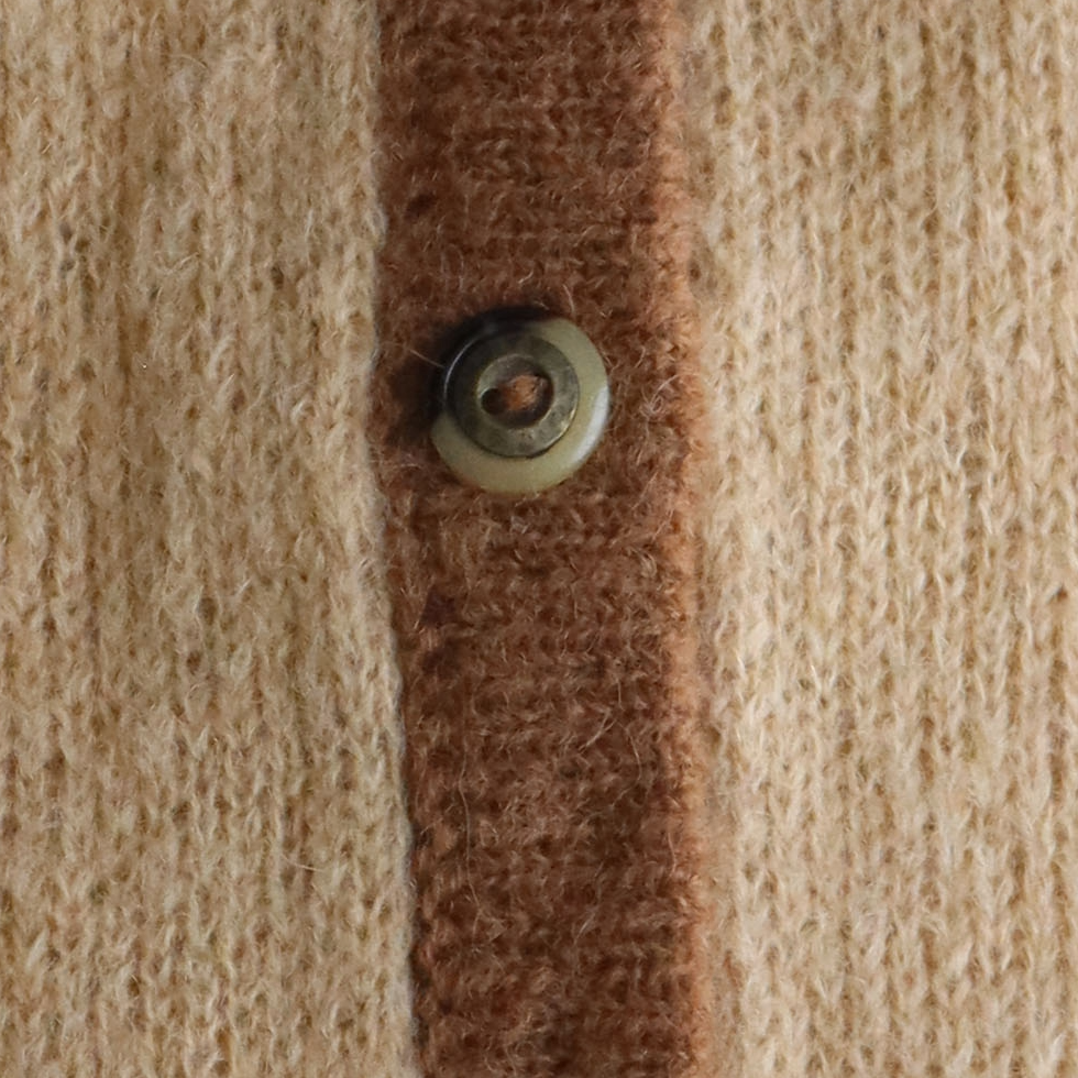 PFL Knitwear Cardigan hand knitted, warm, ultra soft, lightweight, luxury blend of baby alpaca / super kid mohair/ mulberry silk. PFL Knitwear Cardigan hand knitted, warm, ultra soft, lightweight, luxury blend of baby alpaca / super kid mohair/ mulberry silk.