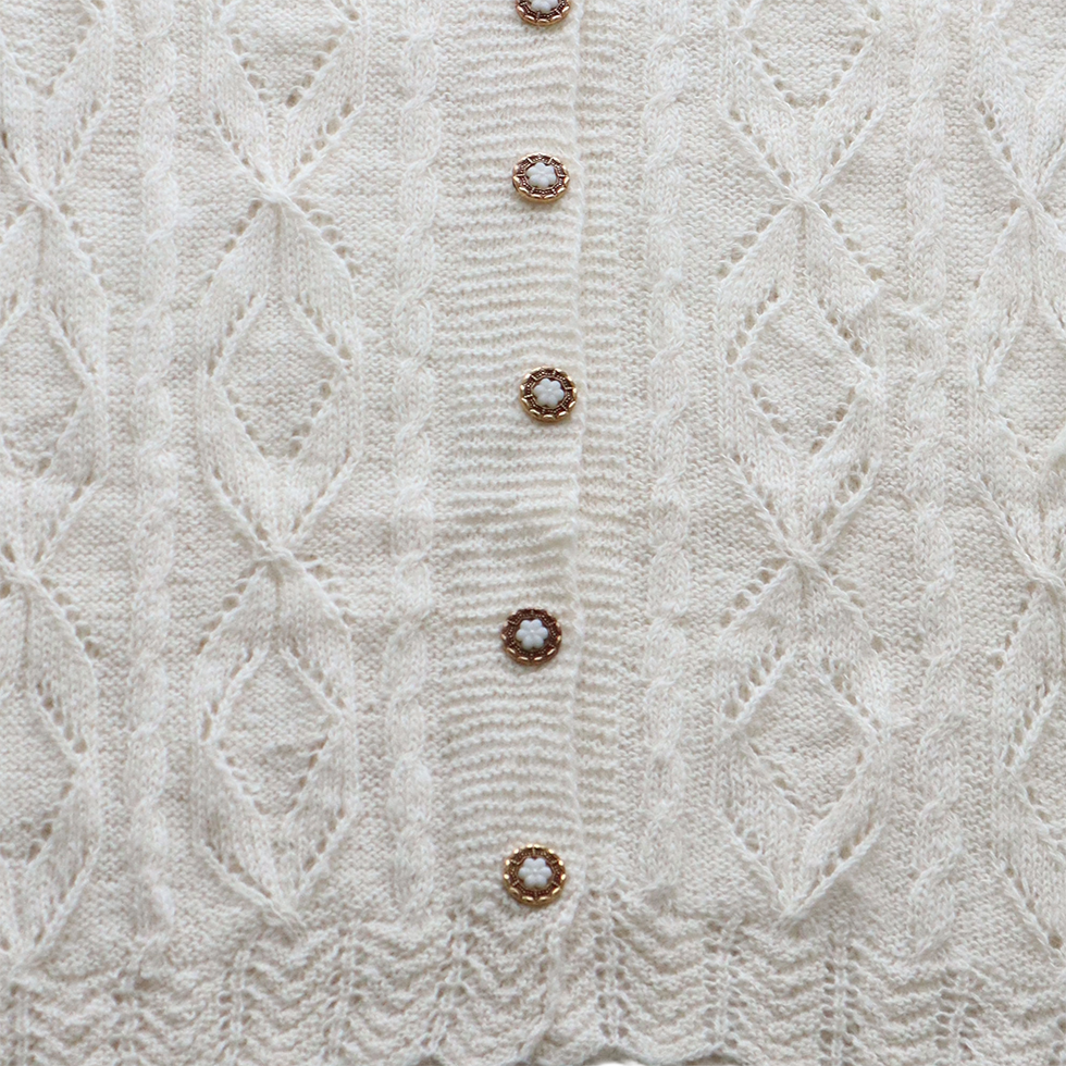 PFL knitwear Women's cardigan alpaca rustic 100%, alpaca vest hand knitted with button closure. cream white, natural color PFL knitwear Women's cardigan alpaca rustic 100%, alpaca vest hand knitted with button closure. cream white, natural color