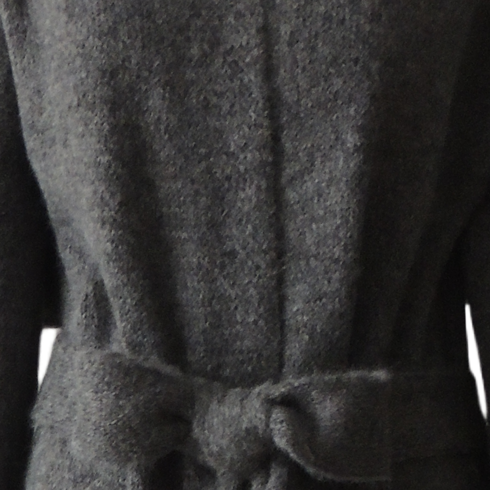 PFL knitwear Capote Coat alpaca, felted, alpaca blend, dark gray PFL knitwear Capote Coat alpaca, felted, alpaca blend, dark gray