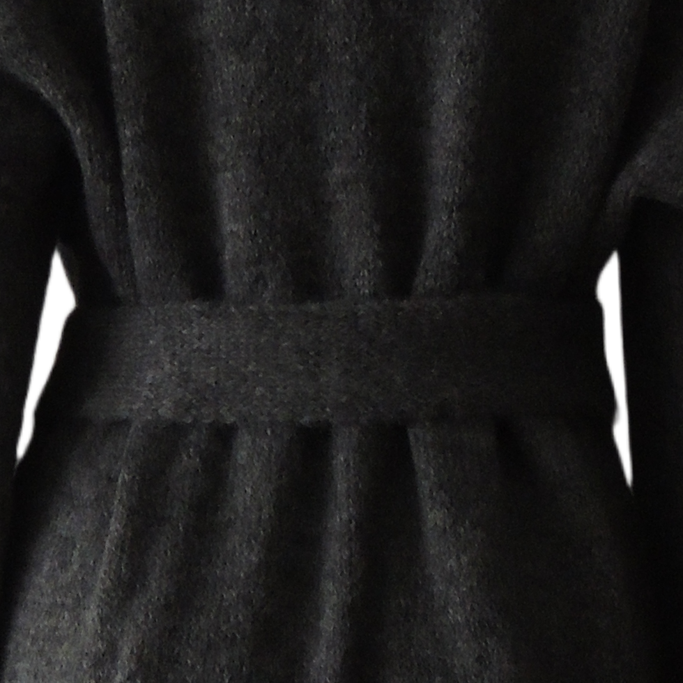 PFL knitwear Capote Coat alpaca, felted, alpaca blend, dark gray PFL knitwear Capote Coat alpaca, felted, alpaca blend, dark gray