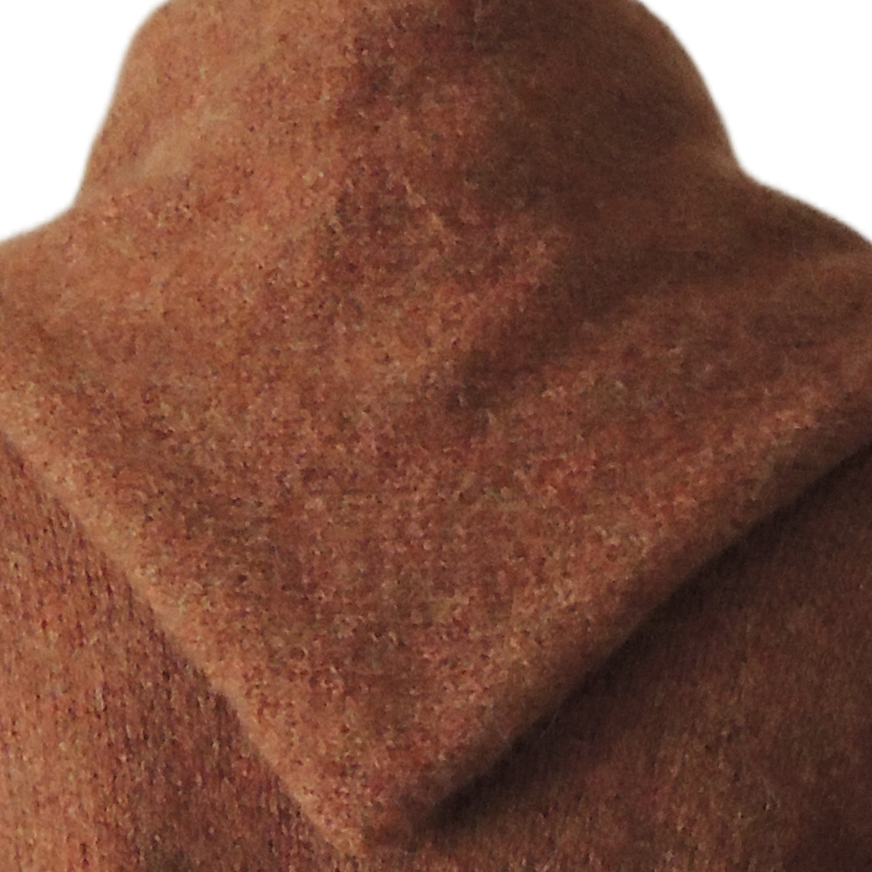 PFL knitwear Capote Coat alpaca, felted, alpaca blend, tan PFL knitwear Capote Coat alpaca, felted, alpaca blend, tan