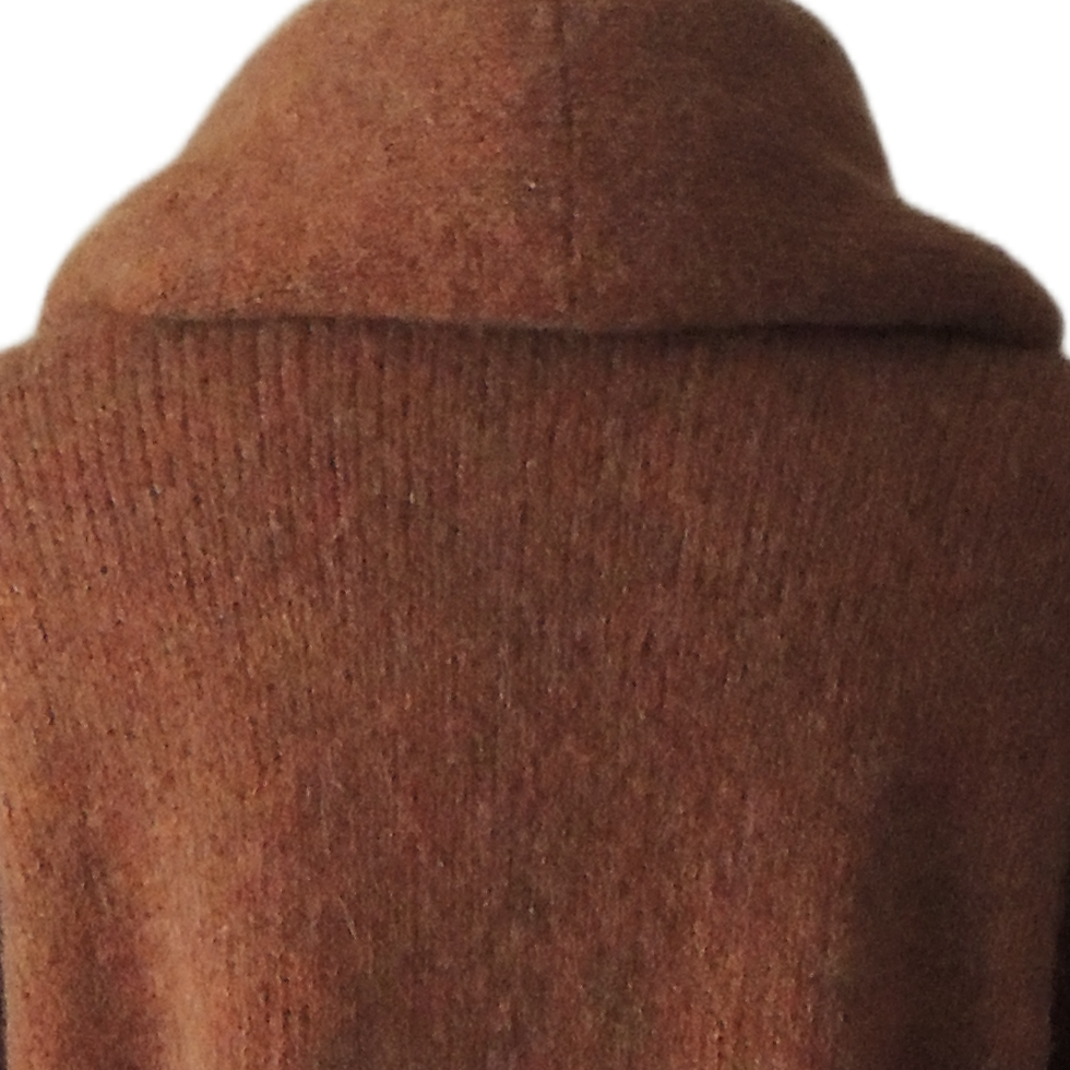 PFL knitwear Capote Coat alpaca, felted, alpaca blend, tan PFL knitwear Capote Coat alpaca, felted, alpaca blend, tan